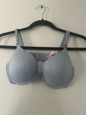 PINK Victoria's Secret Blue Bra 34C Wear Everywhere Push Up NWT